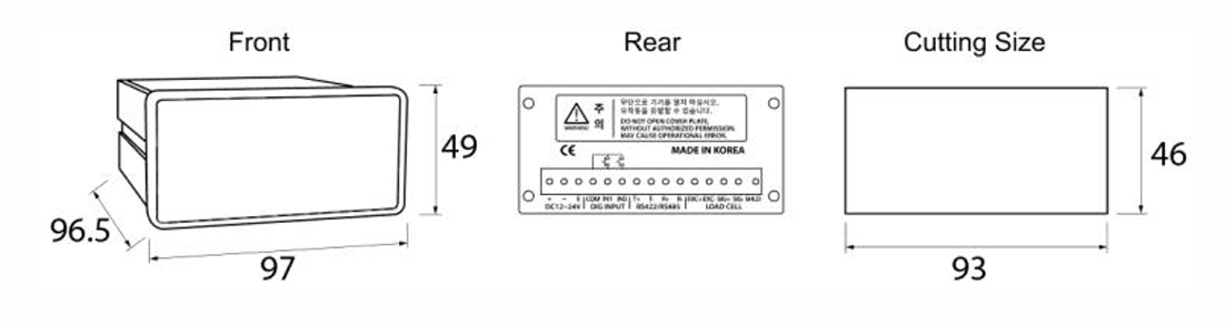 SI480E 외형도