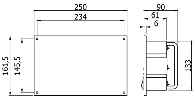 SA410 Dimensions